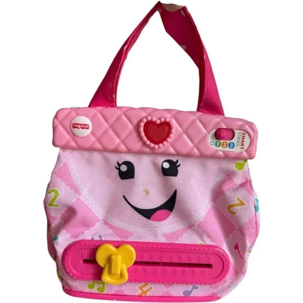 Baby Infant Fisher-Price Laugh & Learn My Smart Purse w Lights Learning Songs